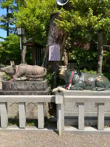 長岡天満宮の狛犬