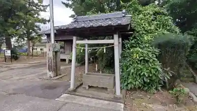 八幡神社の手水舎