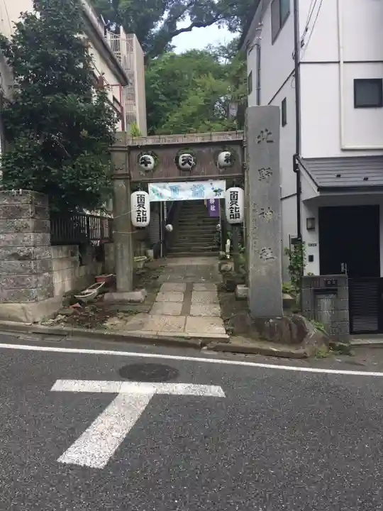 牛天神北野神社の山門・神門