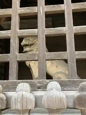 魚吹八幡神社の山門・神門