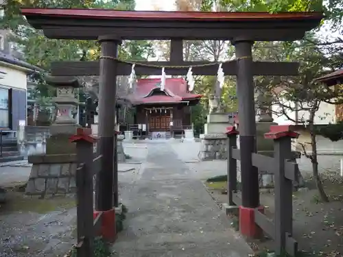松が丘北野神社の鳥居