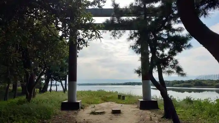 尾張猿田彦神社 奥宮の鳥居