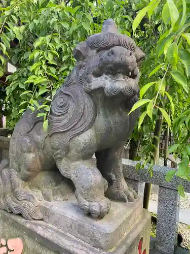 牛天神北野神社の狛犬