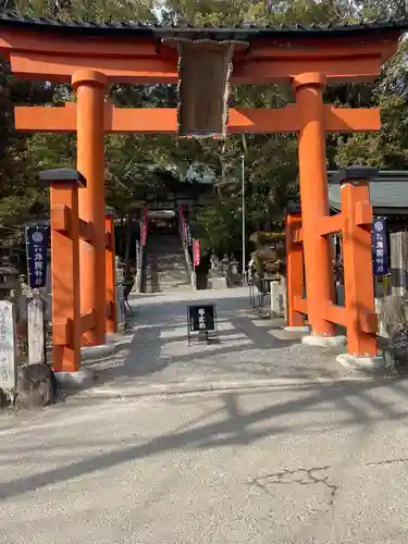 敢國神社の鳥居