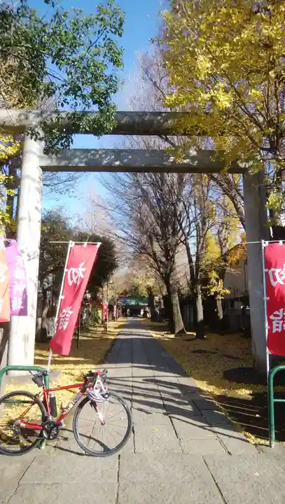 駒込天祖神社の鳥居
