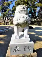 與止日女神社の狛犬