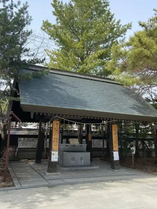 北見神社の手水舎