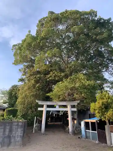 四所神社の鳥居