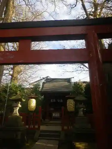 由比若宮（元鶴岡八幡宮）の鳥居