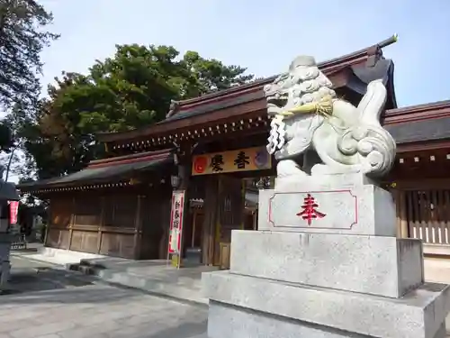 亀ケ池八幡宮の狛犬