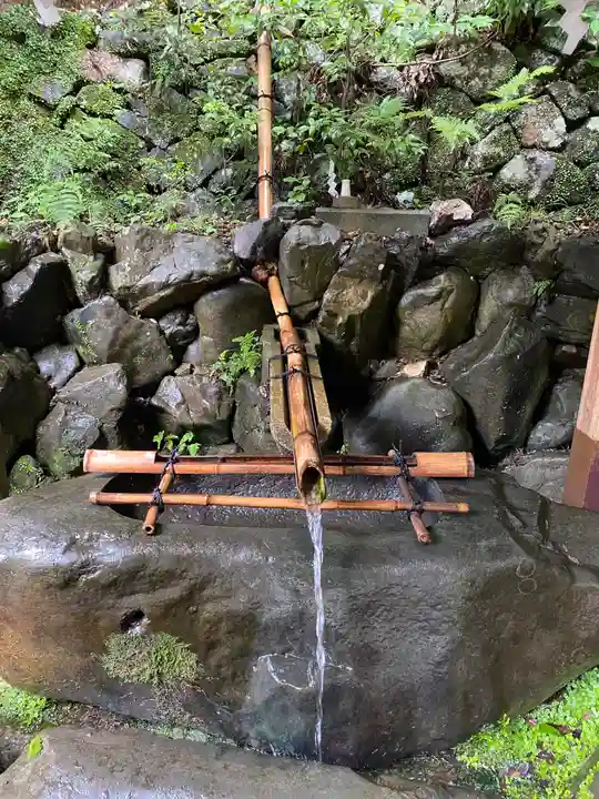 崇道神社の手水舎