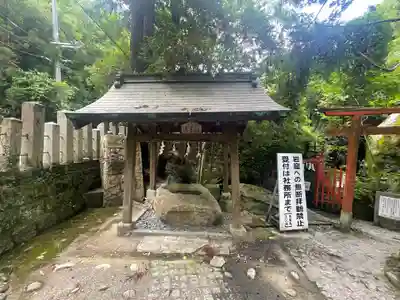 磐船神社の手水舎