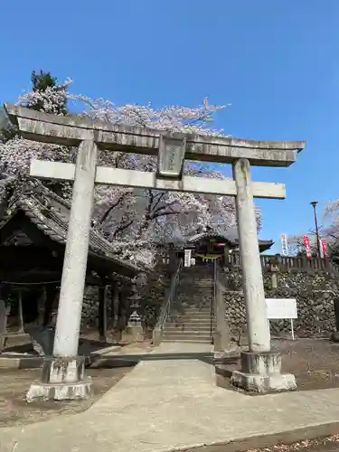 富士浅間神社の鳥居