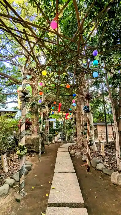 検見川神社の芸術