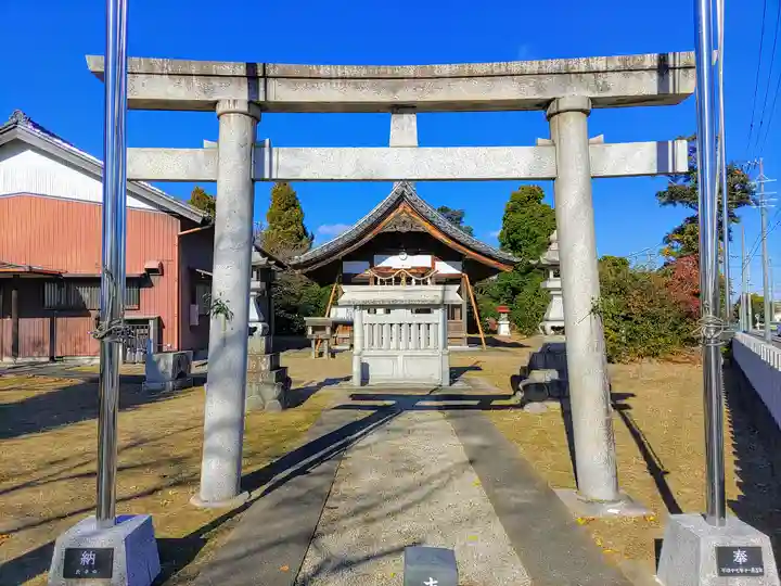八幡社(玉野)の鳥居