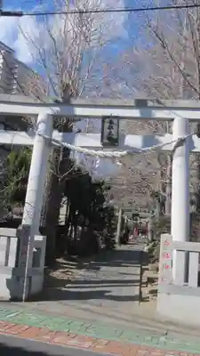越谷香取神社の鳥居