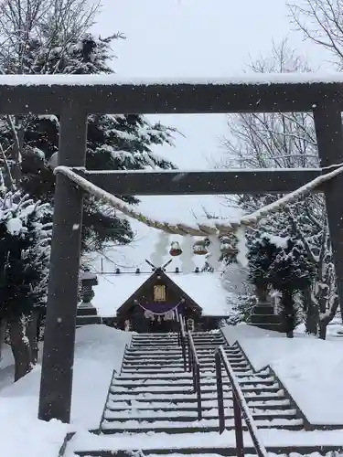 札幌南沢神社の鳥居