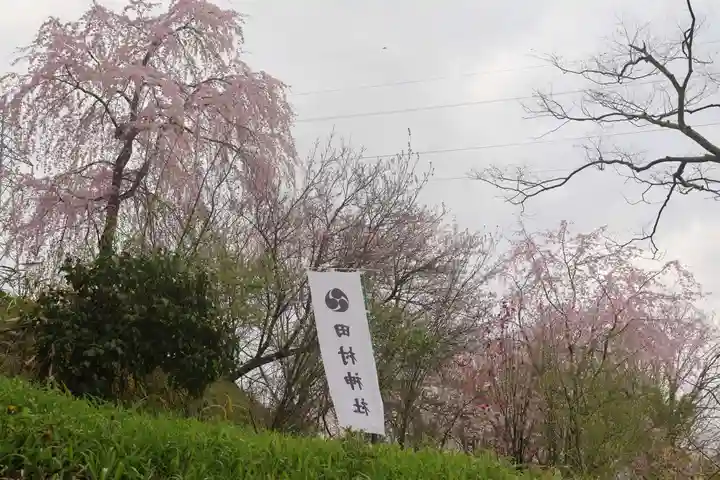阿久津「田村神社」(郡山市阿久津町)旧社名:伊豆箱根三嶋三社の庭園