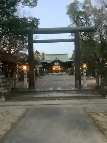 溝旗神社（肇國神社）の鳥居