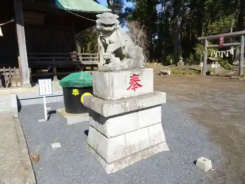 鹿嶋八幡神社の狛犬