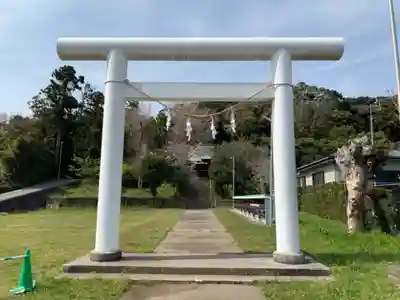 洲宮神社の鳥居