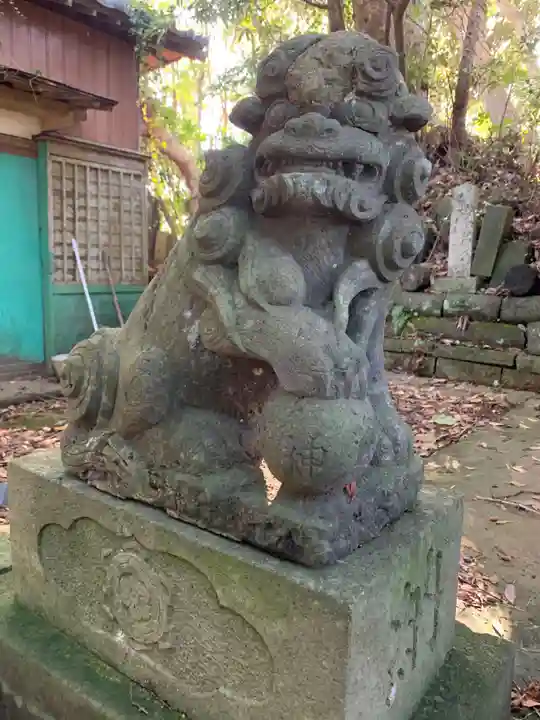 都波岐神社の狛犬