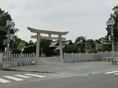 国安天満神社の鳥居