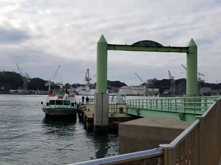 舟島神社の周辺