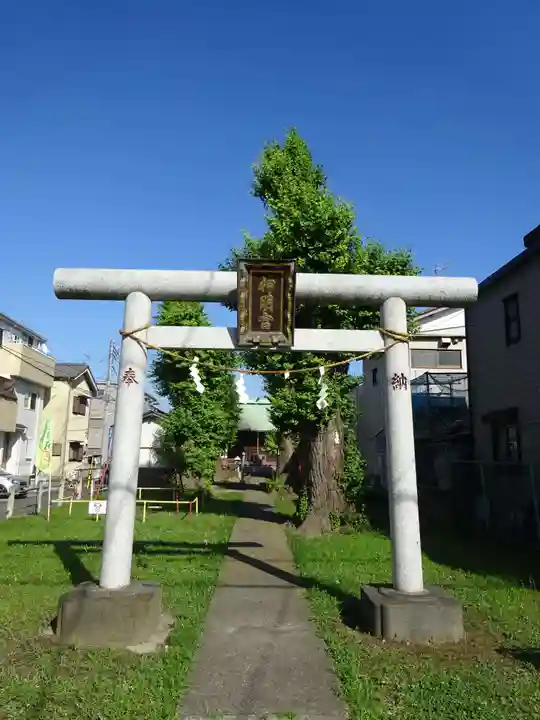 本行徳神明社(神明宮)の鳥居