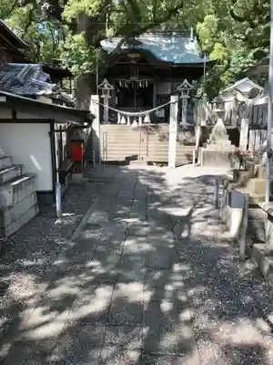 津田八幡神社の本殿・本堂