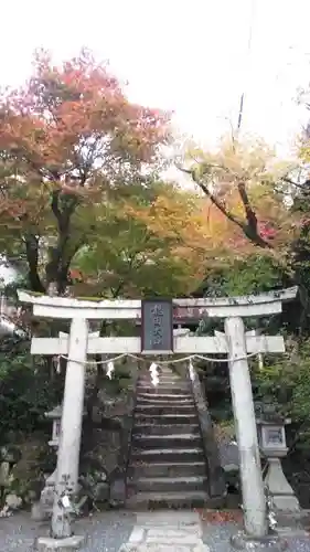 龍田神社の鳥居