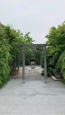 鉄道神社の鳥居