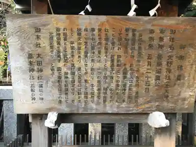 牛天神北野神社の歴史