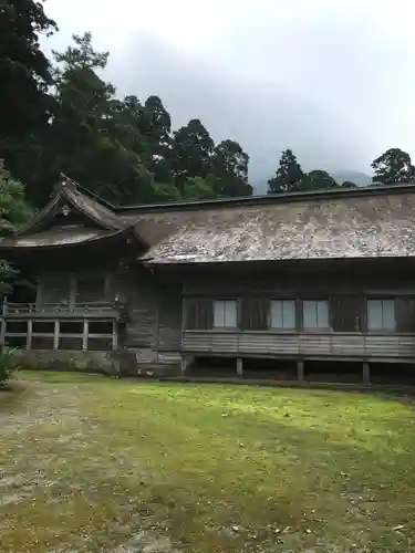 大神山神社奥宮の本殿