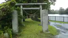 神社(名称不明)の鳥居