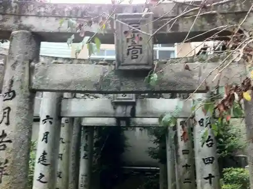 櫛田神社の鳥居