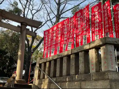 笠䅣稲荷神社の鳥居