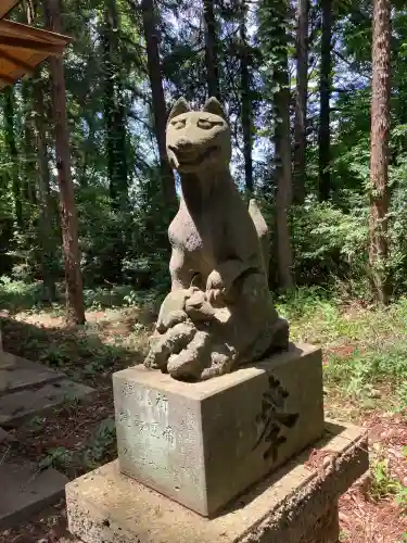 柏渕稲荷神社の狛犬
