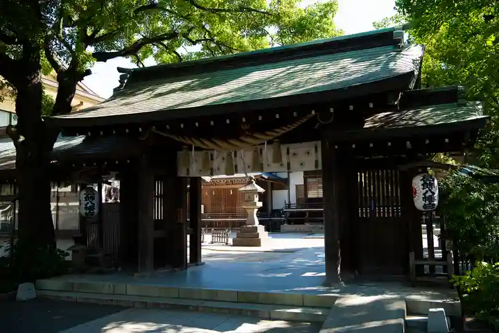 葛飾八幡宮の山門・神門