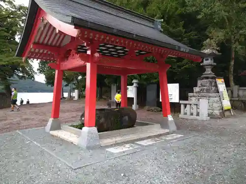 赤城神社の手水