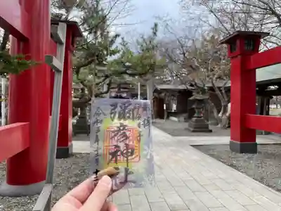 クリア御朱印と鳥居