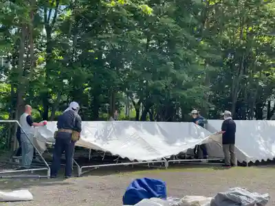 釧路一之宮 厳島神社のお祭り