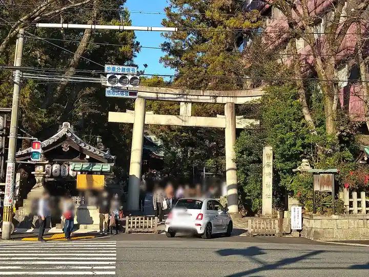 岡崎神社の鳥居