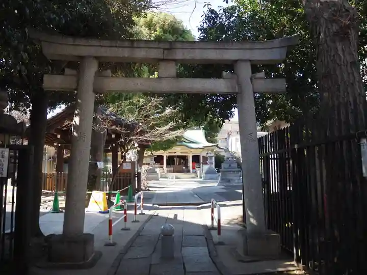 荻窪白山神社の鳥居