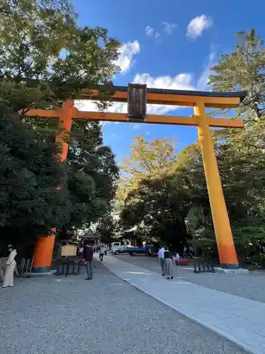 川越氷川神社の鳥居