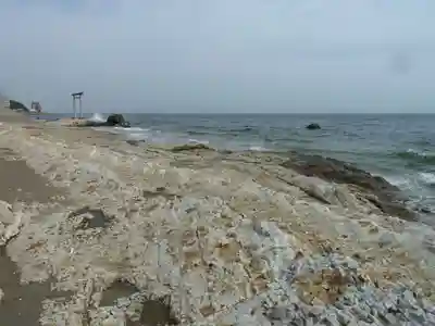 つぶてヶ浦鳥居(伊勢神宮遥拝所)の景色