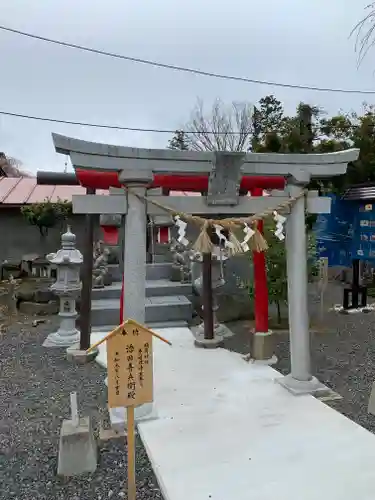 大鏑神社の鳥居