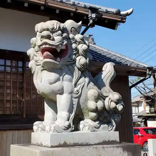 北桑名総社・北桑名神社の狛犬