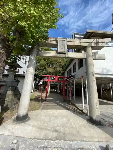 千代森神社の鳥居