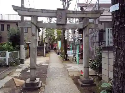 久富稲荷神社の鳥居